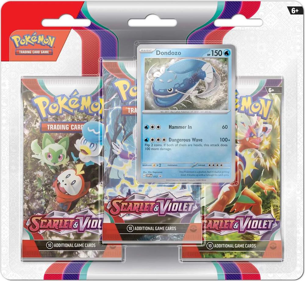 Pokemon - Scarlet & Violet 3-Pack Blister