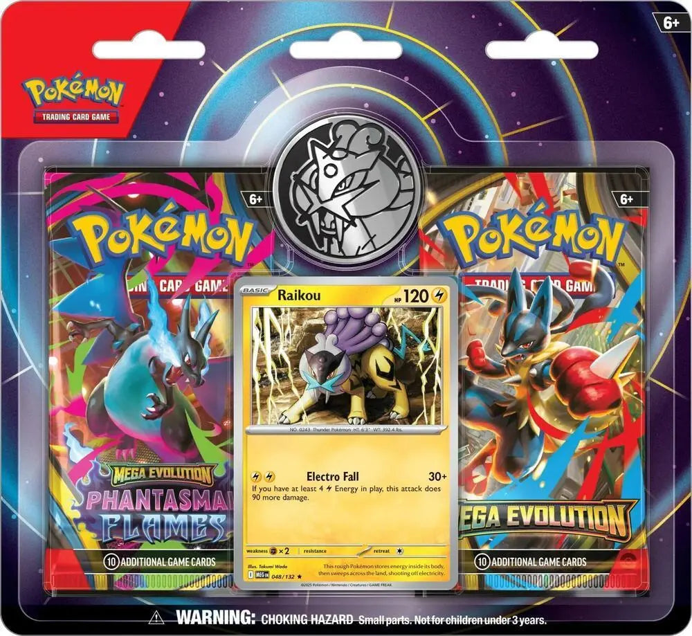 Pokemon - Mega Evolution & Phantasmal Flames 2-Pack Blister
