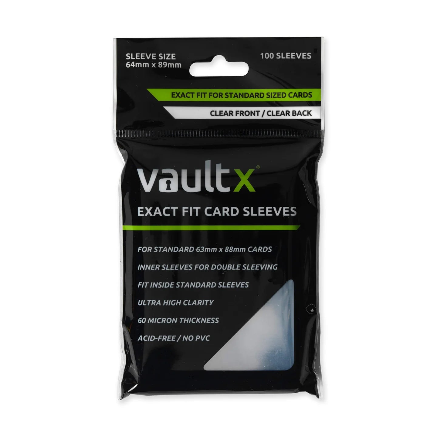 exact fit vs soft card sleeves Vault X Exact Fit Card Sleeves