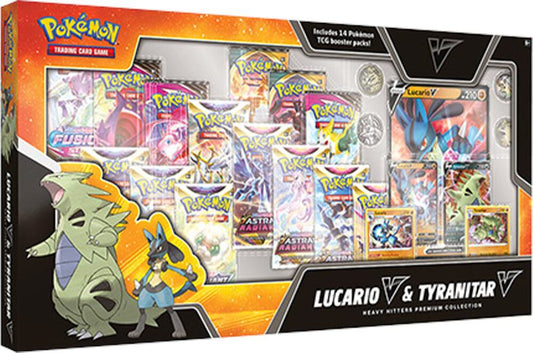 Pokemon - Lucario V & Tyranitar Heavy Hitters Premium Collection