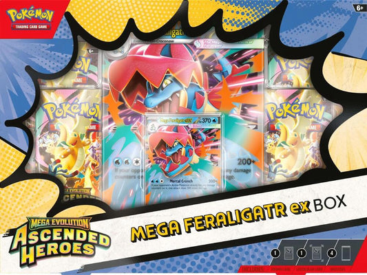 Pokemon - Ascended Heroes Mega Feraligatr EX Box