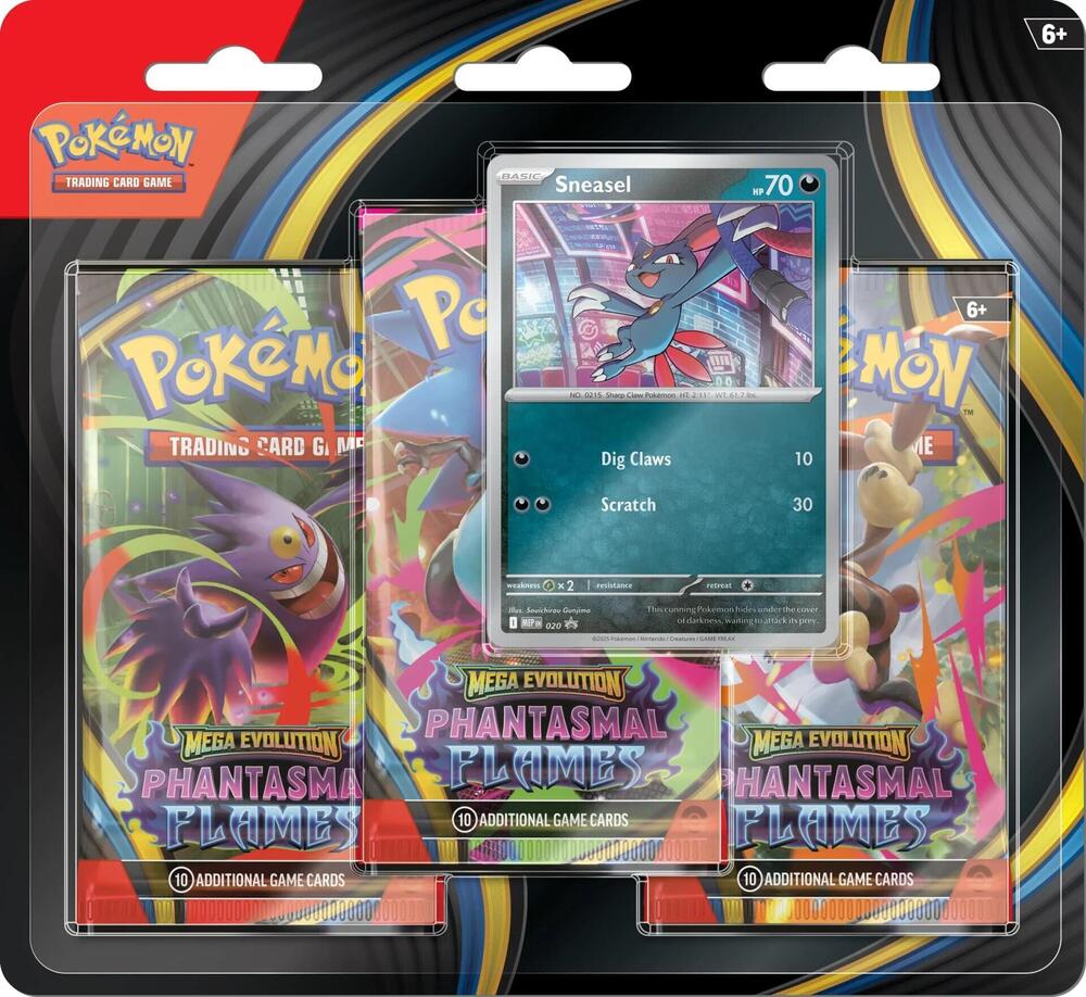 Pokemon - Phantasmal Flames 3-Pack Blister