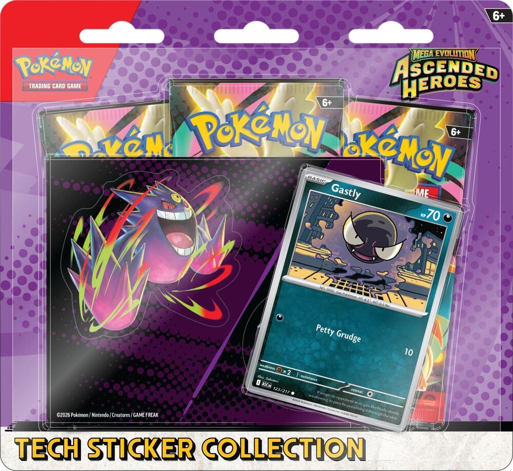 Pokemon - Ascended Heroes Tech Sticker Collection