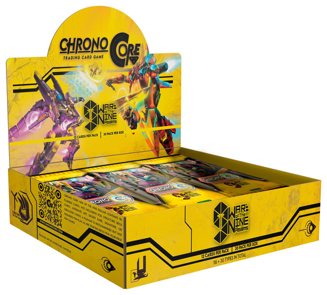 Chrono Core: War of the Nine Realms Booster Display