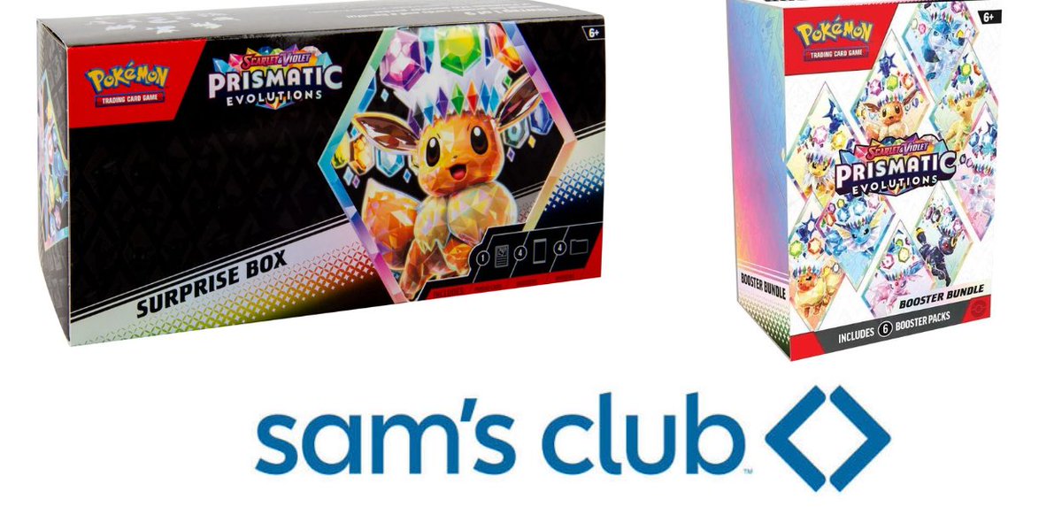 Pokemon - Sam’s Club Prismatic Evolutions Booster Bundle & Surprise Box 2-Pack