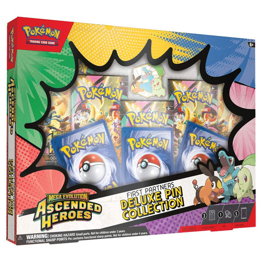 Pokemon - Ascended Heroes First Partners Deluxe Pin Collection