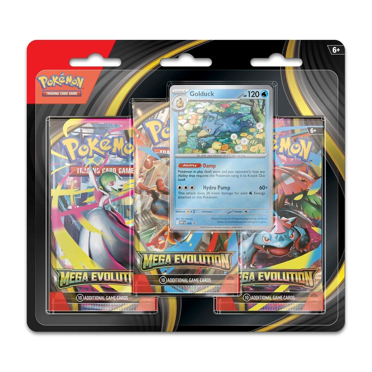 Pokemon - Mega Evolution 3-Pack Blister (Golduck)