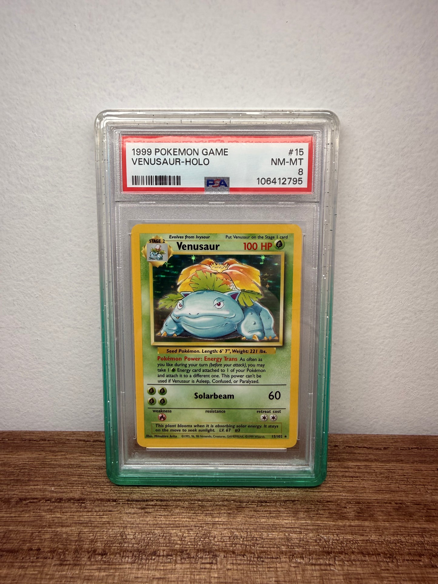 Graded Venusaur PSA 8