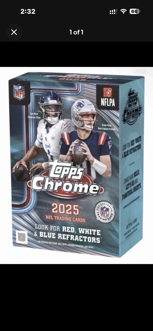 Football - Topps Chrome 2025 Blaster