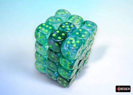 Chessex - Borealis Kelp/Light Green d6