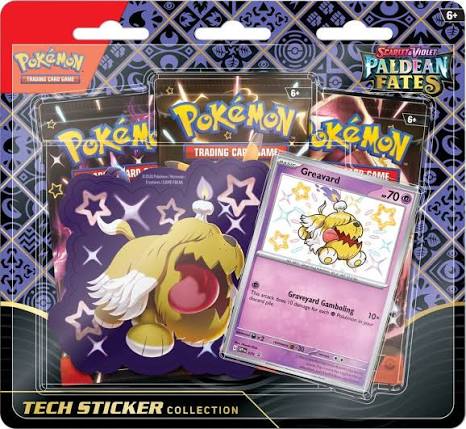 Pokemon - Paldean Fates Tech Sticker Collection